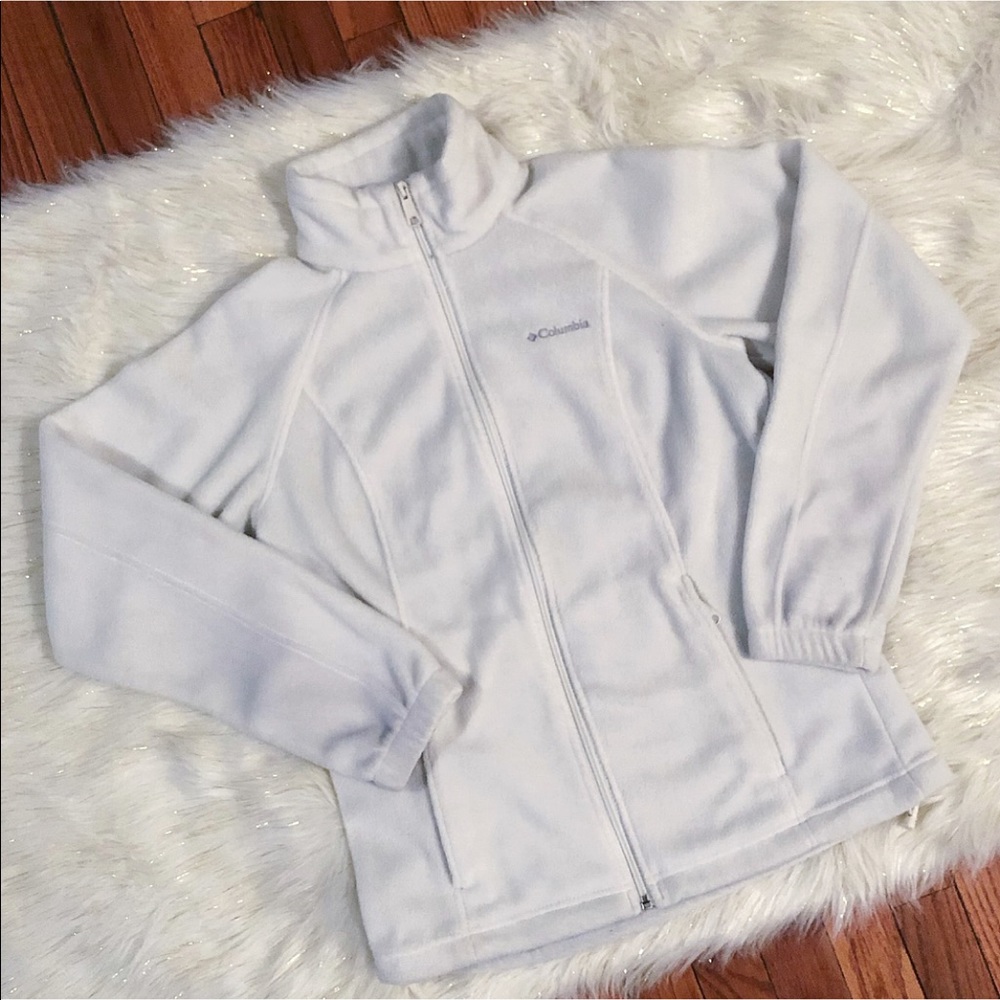 White Columbia fleece jacket